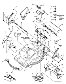 Deck Group Diagram and Parts List for 7800662-BTXPV22700E 2010 Briggs and Stratton Lawn Mower